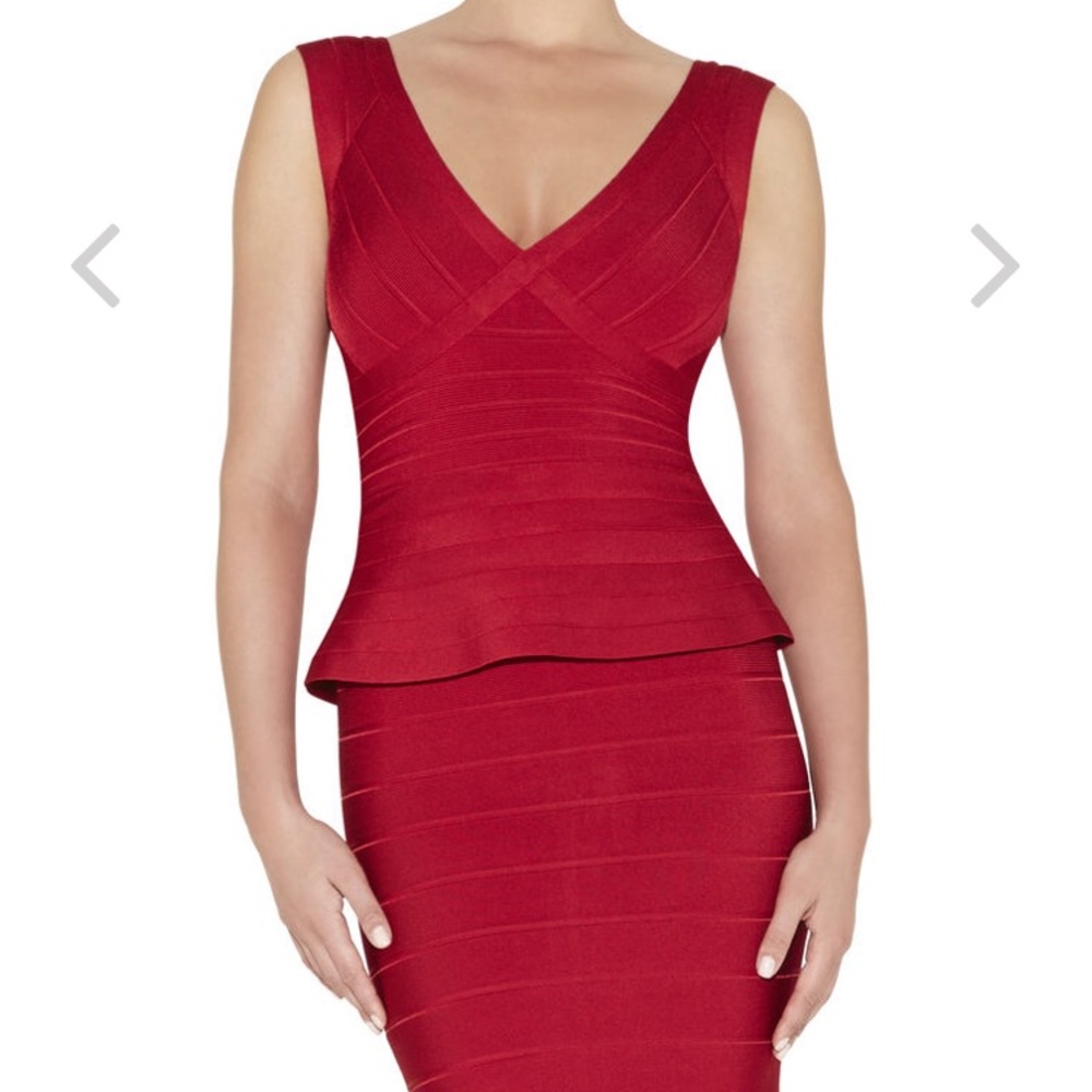 Herve Leger Red Dress
